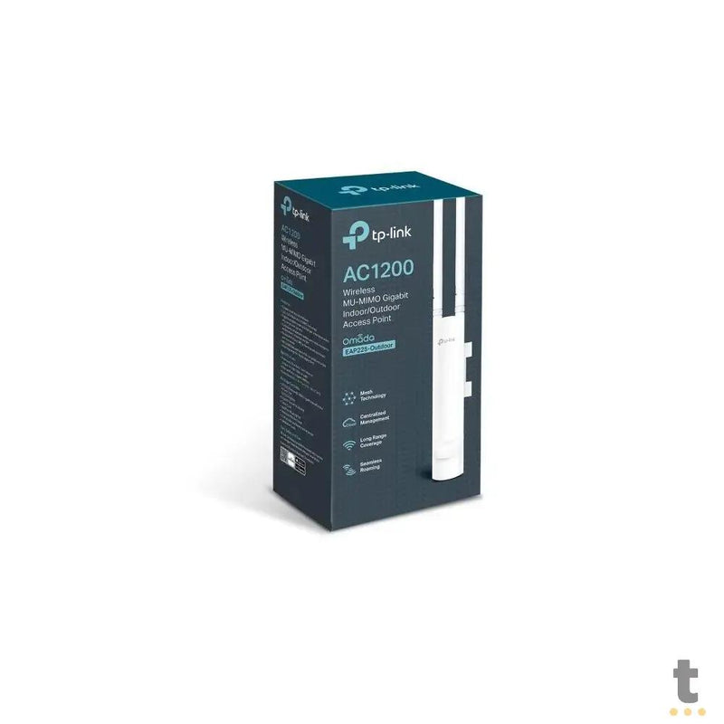 Access Point Externo Wi-fi Dual Band 2.4 / 5.0 Ghz Tp-Link Ac1200 Gigabit - Eap225-Outdoor