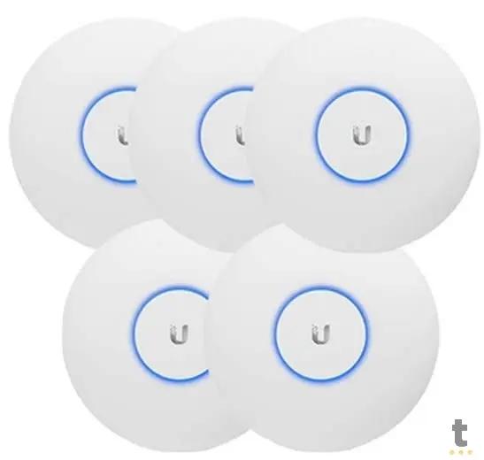 Access Point Wi-Fi Dual Band 2.4 / 5.0 Ghz Ubiquiti Unifi Indoor - Uap-Ac-Pro - Kit C/ 5 Unidades