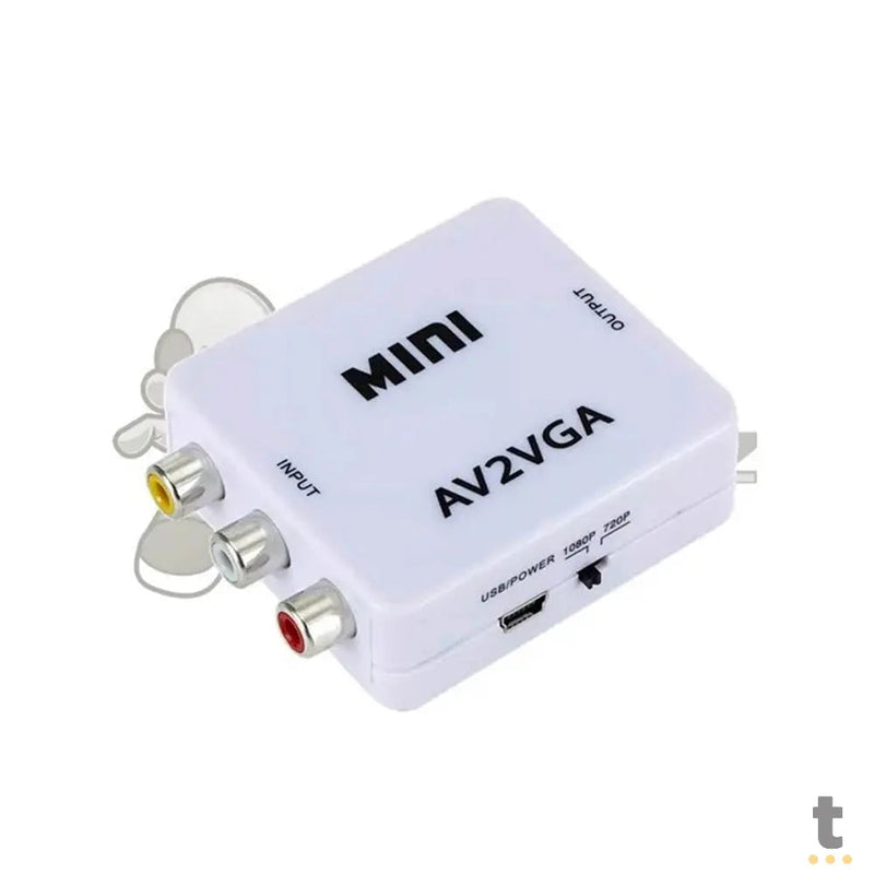 Adaptador Conversor AV (Rca) Para Vga It-Blue - Av2Vga