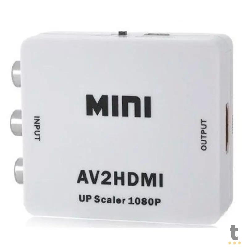 Adaptador Conversor Av (Rca) Para Hdmi - Av2hdmi