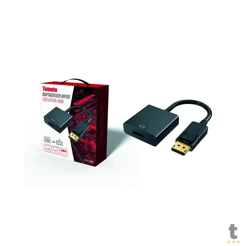 Adaptador Conversor Displayport Macho Para Hdmi Fêmea Tomate - MTV-602