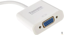 Adaptador Conversor Displayport Macho Para Vga Fêmea Tomate Mtv-601 Branco