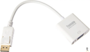 Adaptador Conversor Displayport Macho Para Vga Fêmea Tomate Mtv-601 Branco
