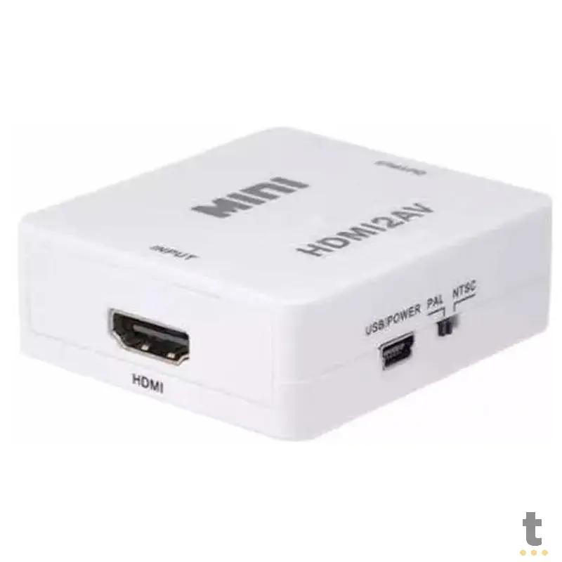 Adaptador Conversor Hdmi Para Av (Rca) - Hdmi2av