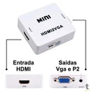 Adaptador Conversor hdmi Fêmea Para Vga Femêa - hdmi2vga