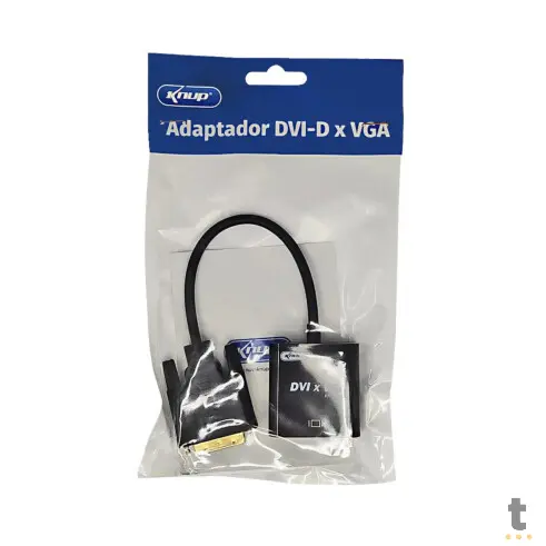 Adaptador Dvi 24 + 5 Macho Para Vga Femea Knup KP-AD108
