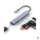 Adaptador Hub USB Tipo C Para Hdmi + 2x USB + Usb Tipo C + Leitor Cartão SD