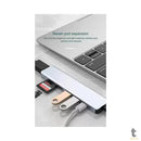 Adaptador Hub USB Tipo C Para Hdmi + 2x USB + Usb Tipo C + Leitor Cartão SD