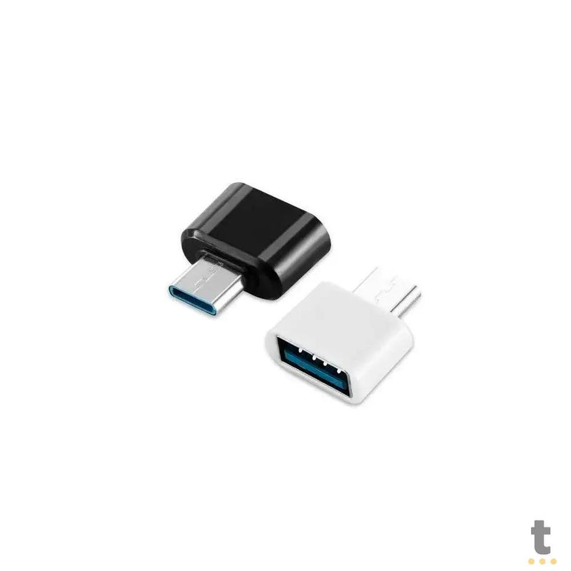 Adaptador Otg Conector Usb Femea 3.0 Para Usb Tipo C Macho