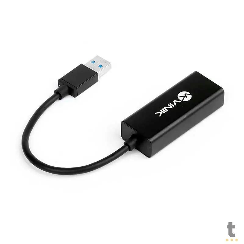 Adaptador Usb 3.0 Para Rj45 10/100/1000 (Placa De Rede Usb) Vinik - ADRJ45