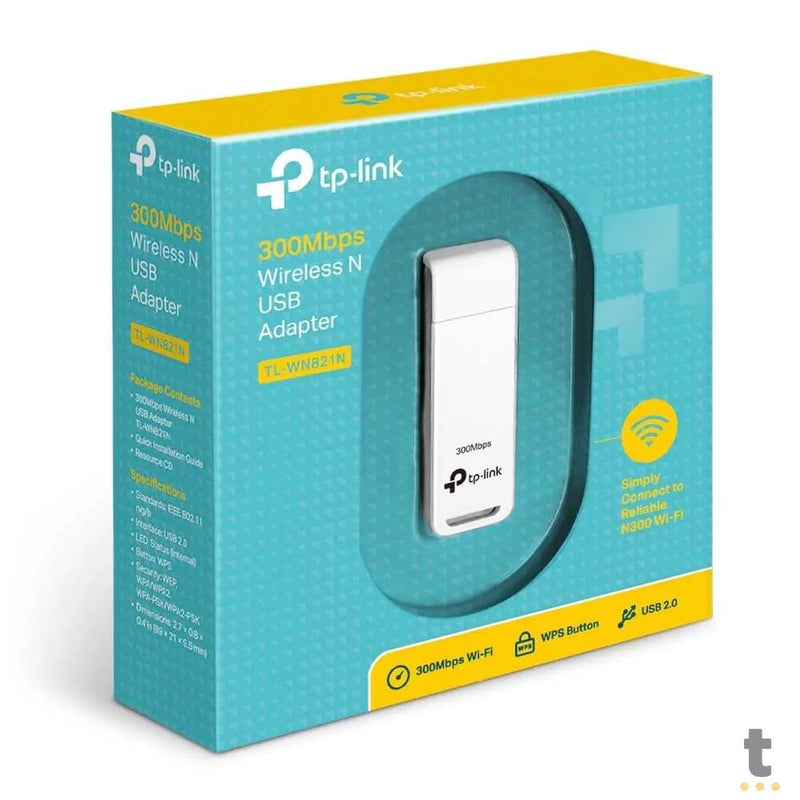 Adaptador Usb Wireless Tp-Link TL-WN821N 300mbps