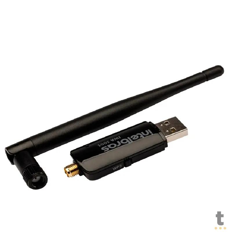 Adaptador Wireless Intelbras Iwa 3001 Usb 300Mbps - 4710016