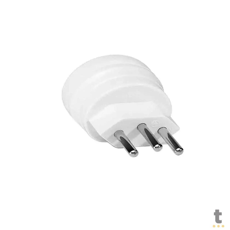 Adaptador de Tomada US-BR Branco - WI243