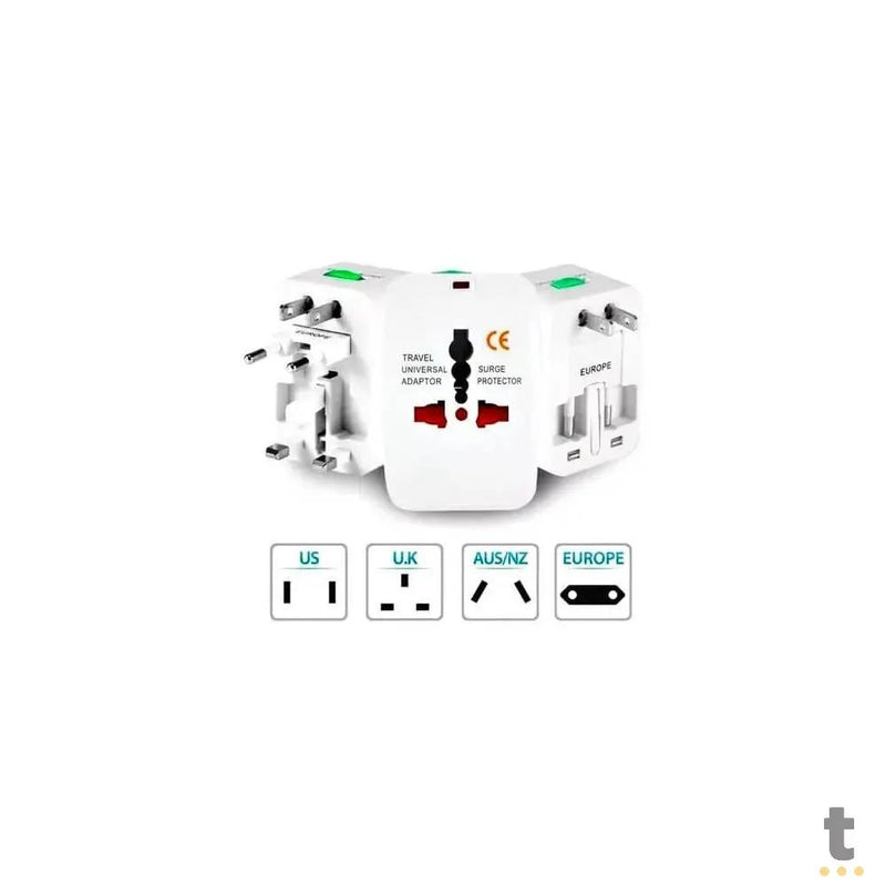 Adaptador de Tomada Universal Multi Entradas It-Blue - LE-1055