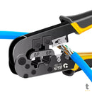 Alicate De Crimpagem Rapida C/ Catraca RJ45/RJ11/RJ12/8P6P BomVink - BOM-1713