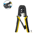 Alicate De Crimpagem Rapida C/ Catraca RJ45/RJ11/RJ12/8P6P BomVink - BOM-1713