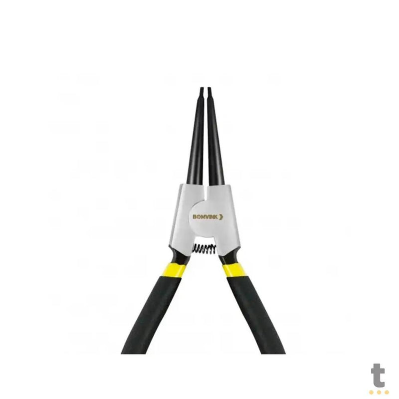 Alicate De Retenção Rápida para Anéis Interno Bico Reto 7'' BomVink - BOM-1613