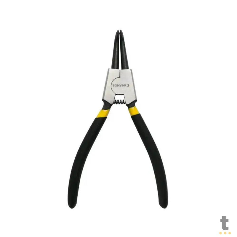 Alicate De Retenção Rápida para Anéis Interno Bico Reto 7'' BomVink - BOM-1615