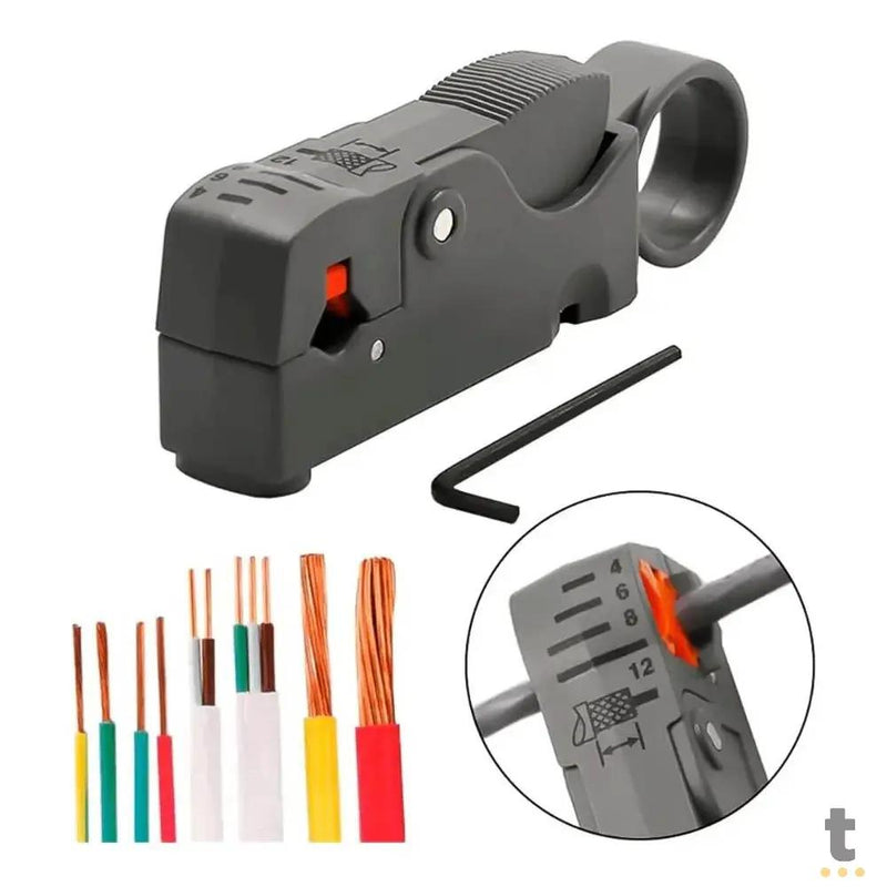 Alicate Decapador Cabo Coaxial RG6/58/59/62 Bomvink - BOM-1706