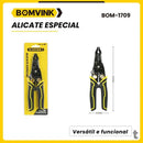 Alicate Decapador Multifuncional Eletricista Cortar Enrolar e Separar Fios BomVink - BOM-1709