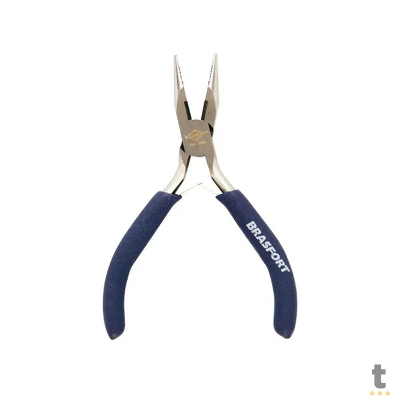 Alicate Mini Bico Meia Cana 6" Cabo Emborrachado Brasfort - 78145