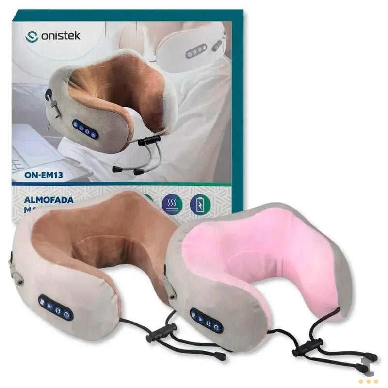 Almofada Massageadora P/ Pescoço Recarregável Onistek - ON-EM13