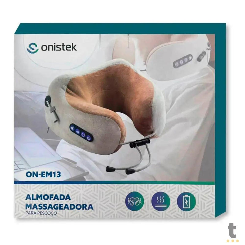 Almofada Massageadora P/ Pescoço Recarregável Onistek - ON-EM13