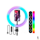 Anel De Luz Ring Light RGB Tomate Led Usb 10 Pols - MLG-110RGB