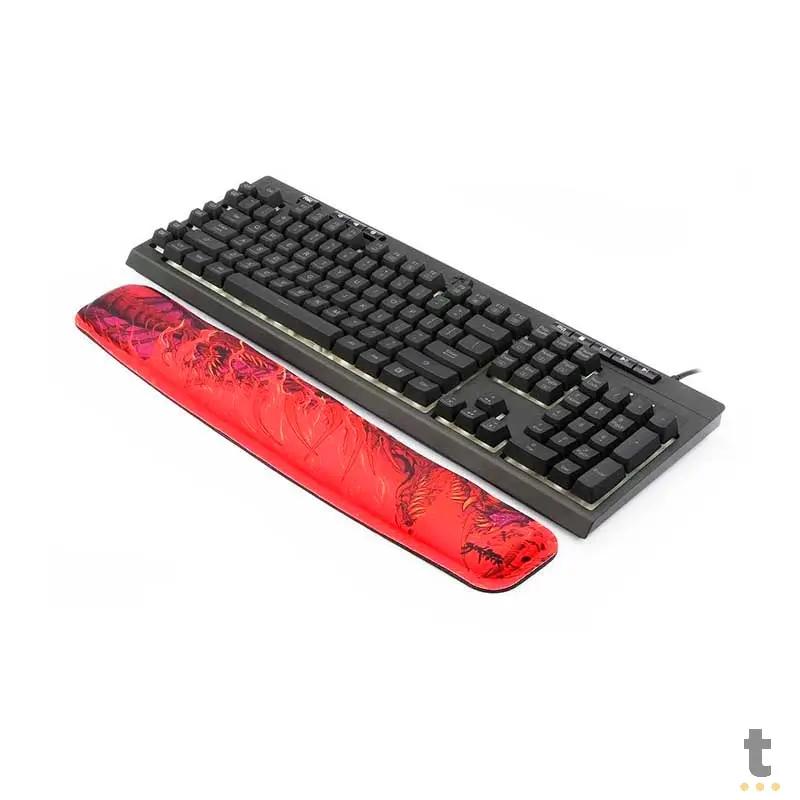 Apoio De Pulso em Gel Redragon Infernal Dragon Shin Vermelho / Preto - ID023