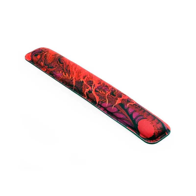 Apoio De Pulso em Gel Redragon Infernal Dragon Shin Vermelho / Preto - ID023