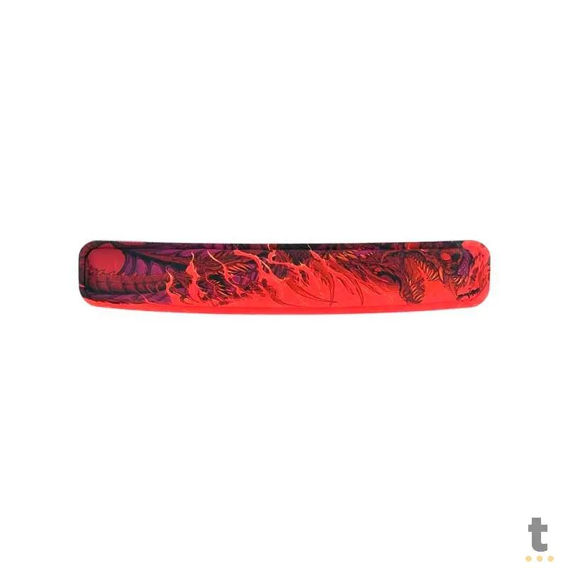 Apoio De Pulso em Gel Redragon Infernal Dragon Shin Vermelho / Preto - ID023