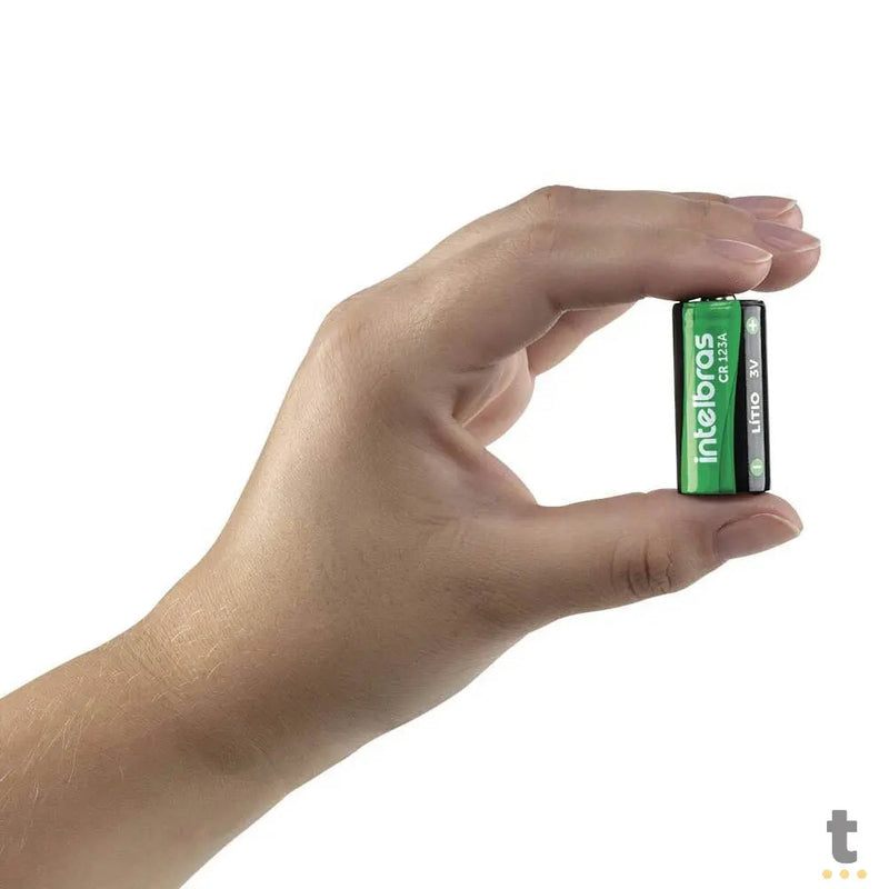 Bateria 3v Cilíndrica Cr123A Intelbras