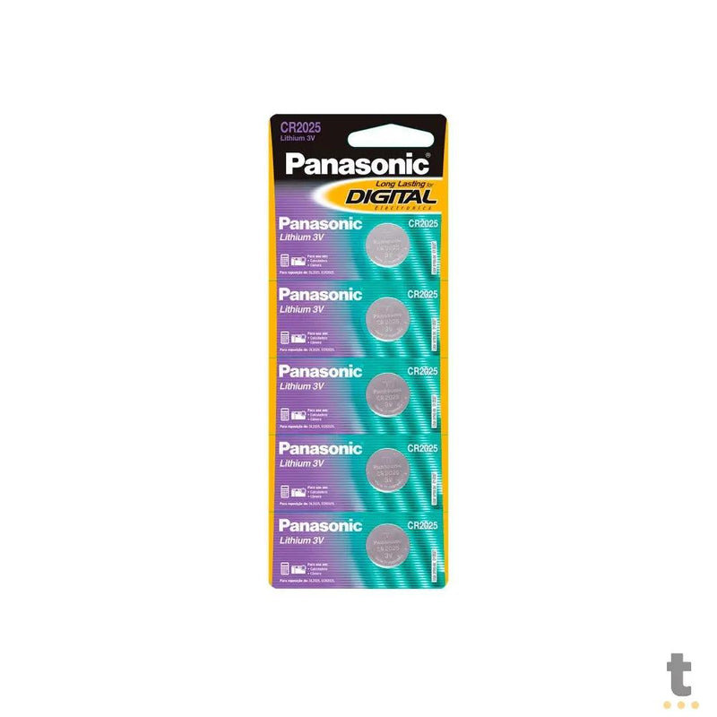 Bateria 3v Tipo Botão Cr2025 Panasonic - 10085
