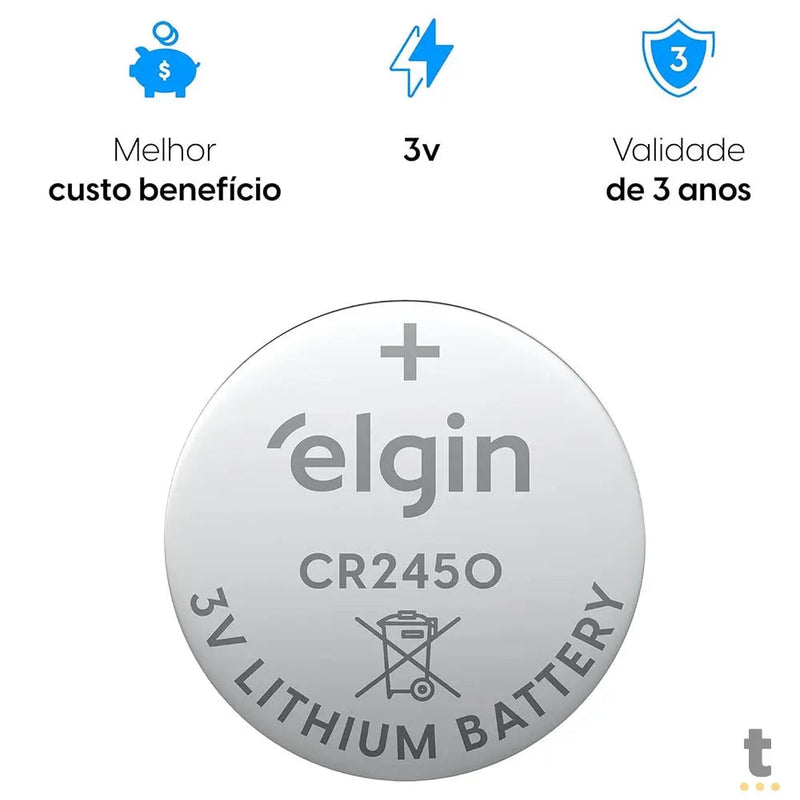 Bateria 3v Tipo Botão Cr2450 Intelbras