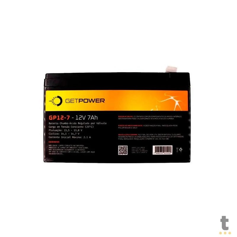 Bateria Para Nobreak 12v 7ah GetPower - 6347
