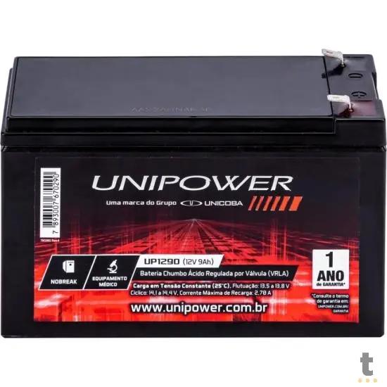 Bateria Selada 12V 9A VRLA UNIPOWER - UP1290