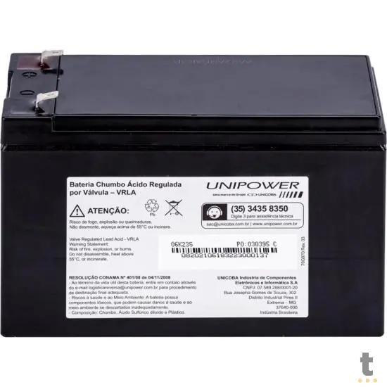 Bateria Selada 12V 9A VRLA UNIPOWER - UP1290