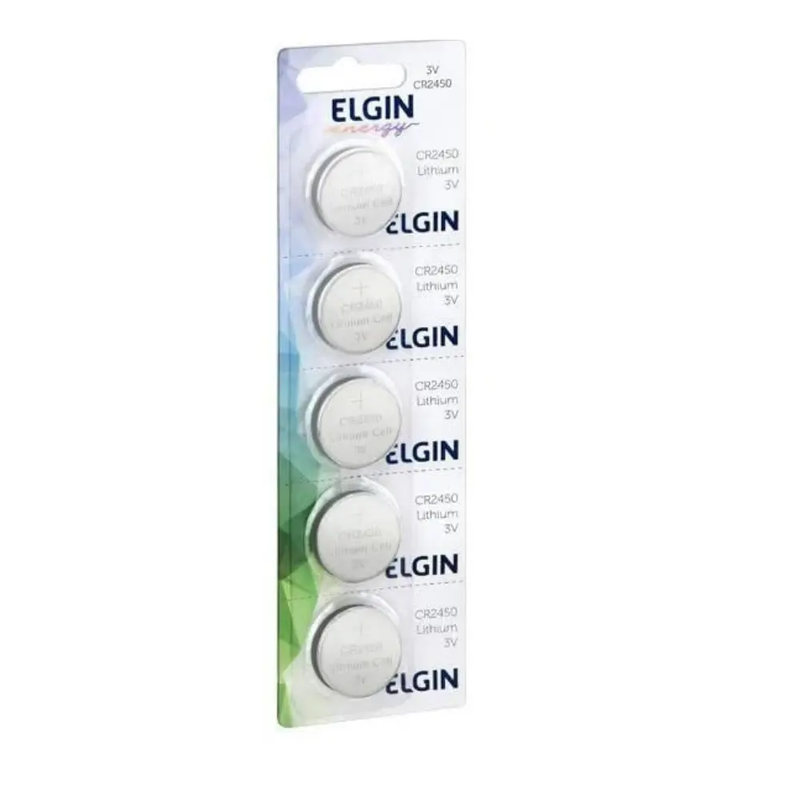 Bateria de Litio 3v CR2450 Elgin - 82305 - 01 Und