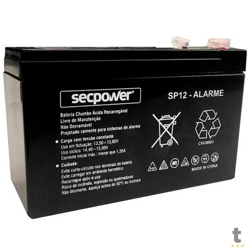 Bateria para Nobreak 12v 7ah Secpower Sp12-7s