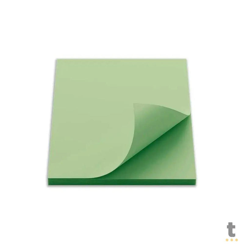 Bloco Adesivo 75x75mm Verde 100 Folhas Keep - EI020