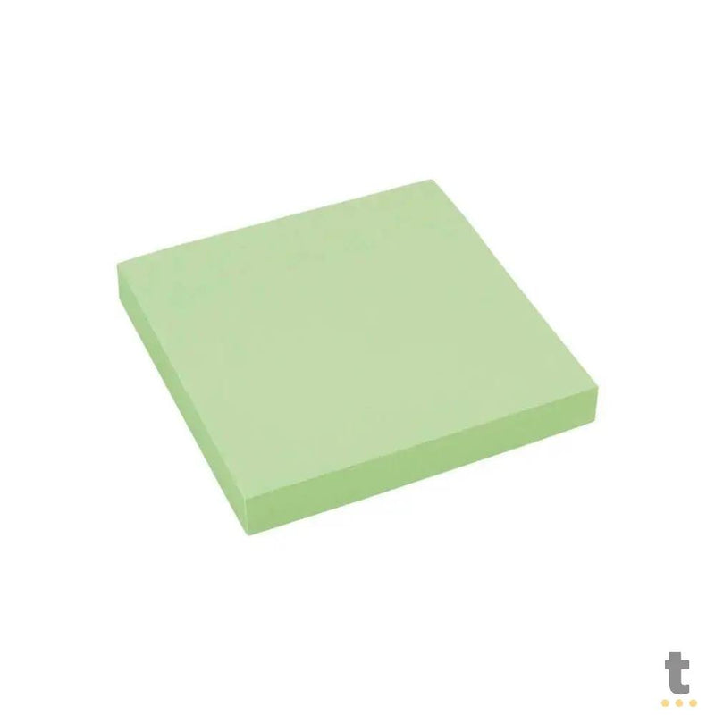 Bloco Adesivo 75x75mm Verde 100 Folhas Keep - EI020