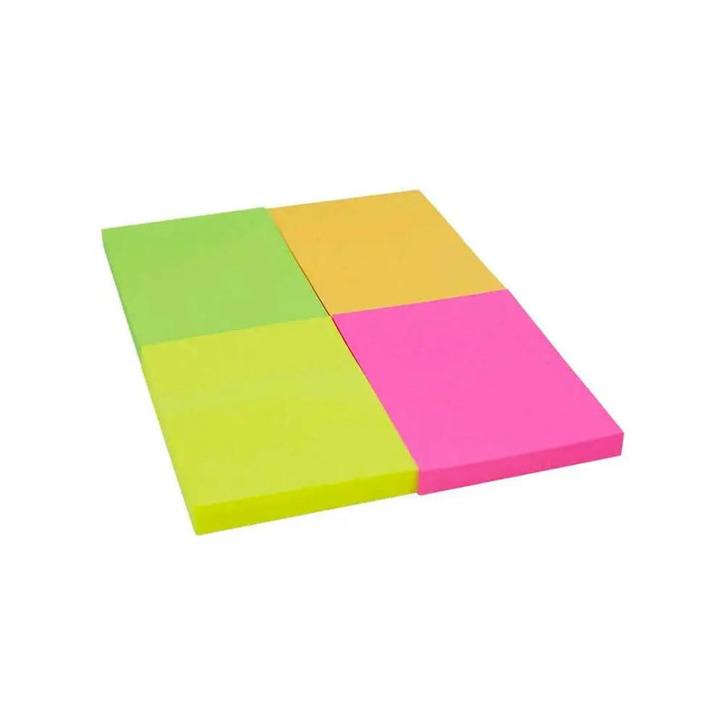 Bloco Adesivo com 4 Cores Neon 4x50 Folhas Keep - EI012