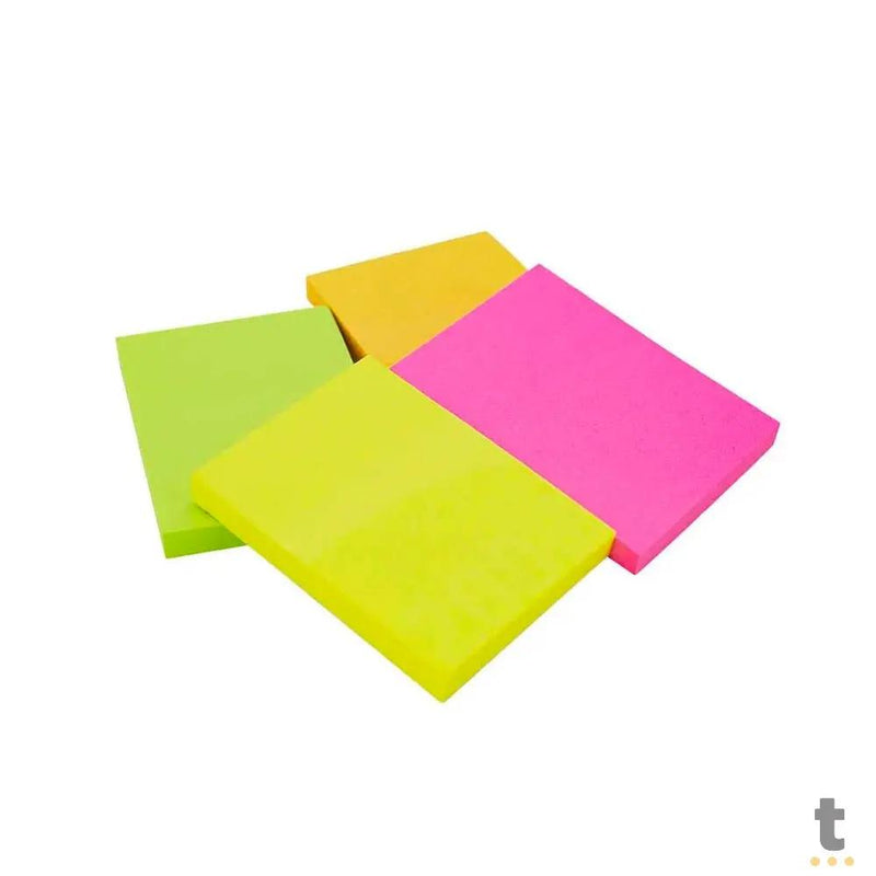 Bloco Adesivo com 4 Cores Neon 4x50 Folhas Keep - EI012