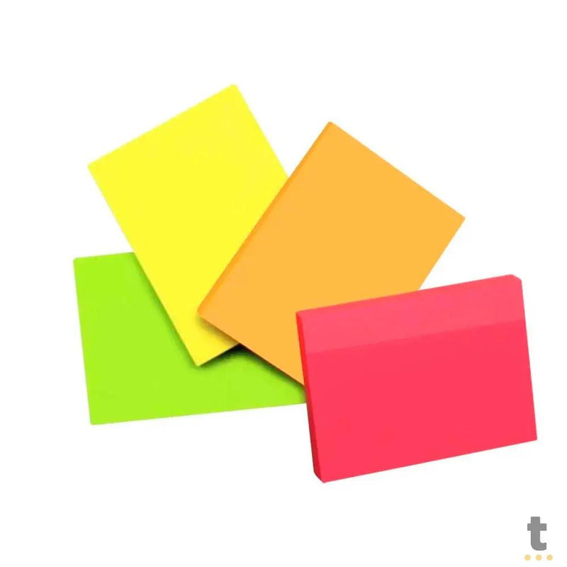 Bloco Adesivo com 4 Cores Neon 4x50 Folhas Keep - EI012