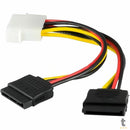 Cabo Adaptador Dados e Energia Molex X Sata 15P 20cm Grasep - D-CIC02