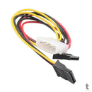 Cabo Adaptador Dados e Energia Molex X Sata 15P 20cm Grasep - D-CIC02
