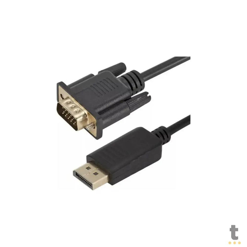 Cabo Conversor DisplayPort Para VGA 1.8mt Knup - KP-YP5007