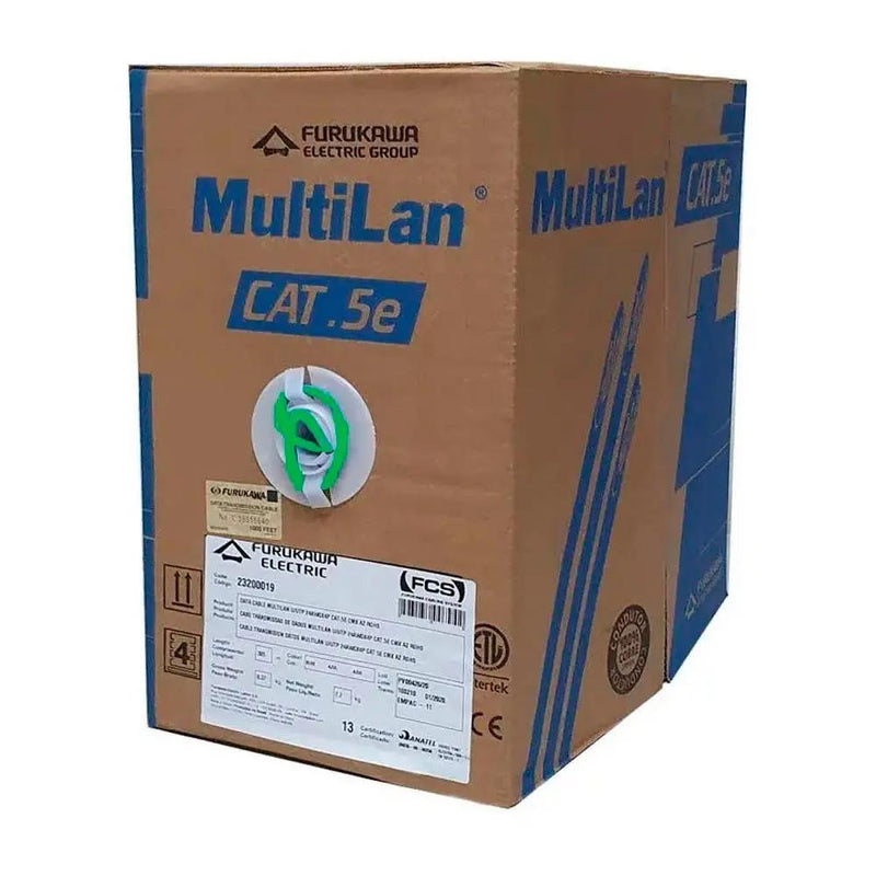 Cabo De Rede Cat5e Furukawa Multilan Azul - Venda por Metros