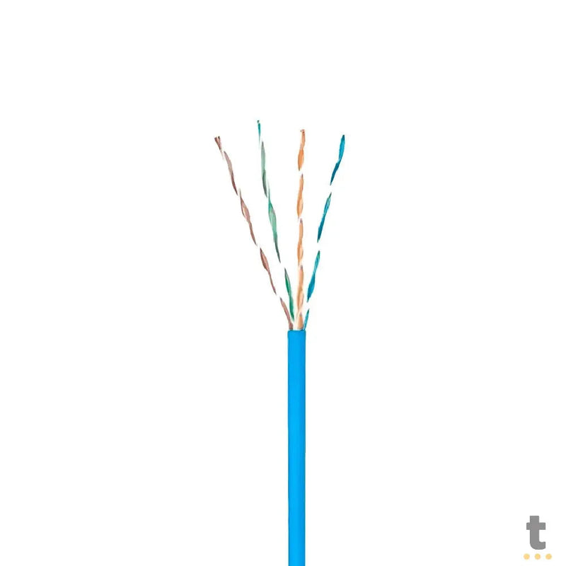 Cabo De Rede Cftv 4 Pares 24AWG Intelbras Multi Cam MC8CAZ Cx C/305mts Azul - 4830178