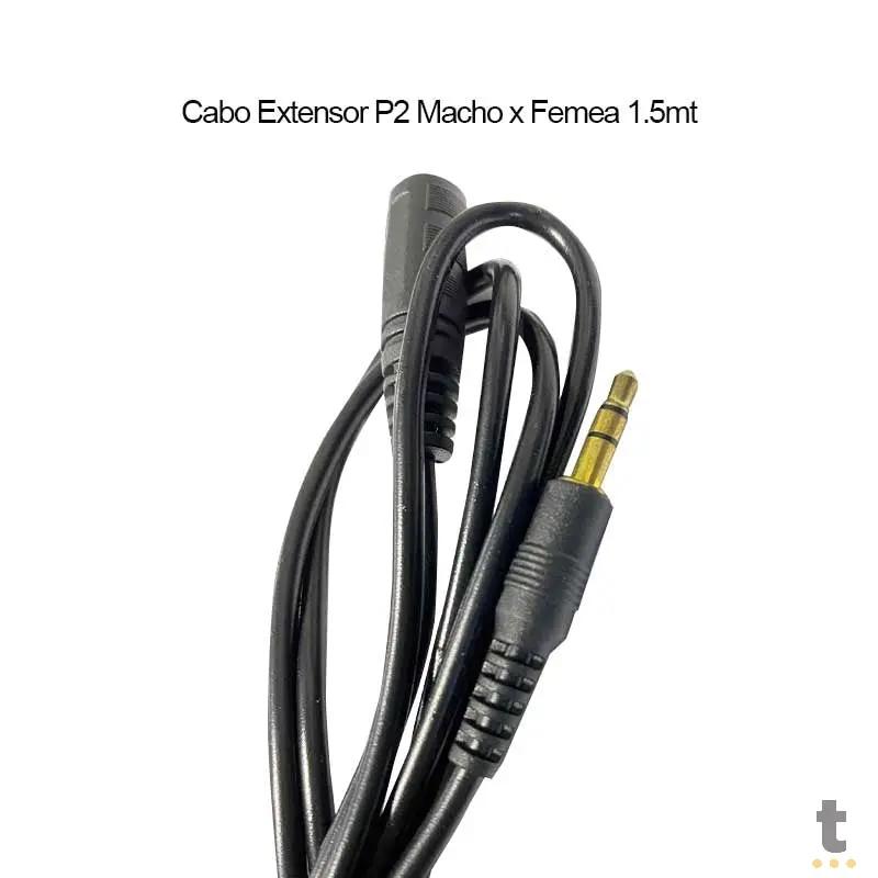 Cabo Extensor P2 Macho x Femea 2mt